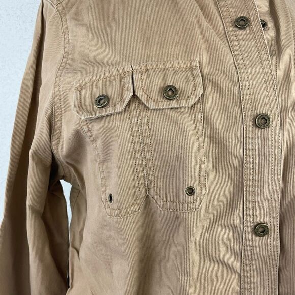 EUC Lauren Ralph Lauren Womens Traditional Sport Fly Fishing Shirt Size M - Picture 2 of 11